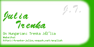 julia trenka business card